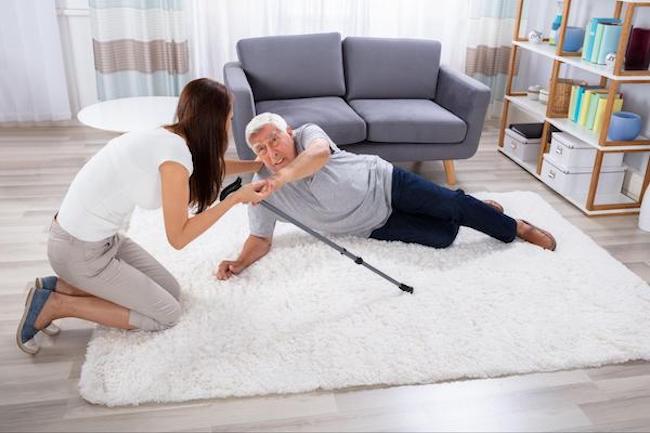 Powered Lift Cushion for aged care, use to help stand up